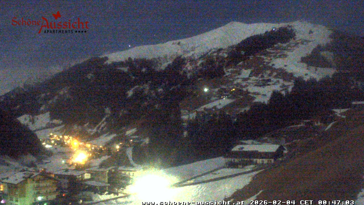 Archiv Foto Webcam Tux Lanersbach - Ausblick Appartements Schöne Aussicht