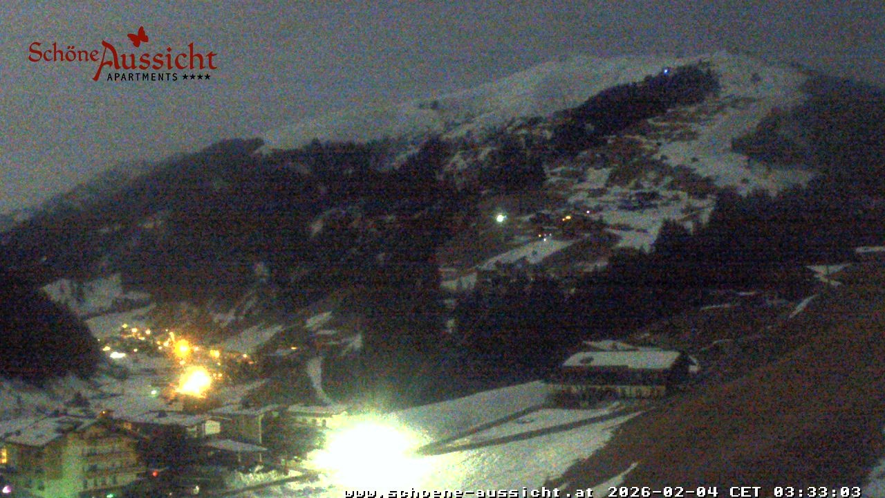 Archiv Foto Webcam Tux Lanersbach - Ausblick Appartements Schöne Aussicht