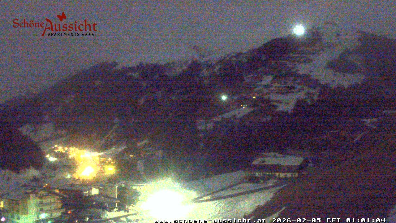 Archiv Foto Webcam Tux Lanersbach - Ausblick Appartements Schöne Aussicht