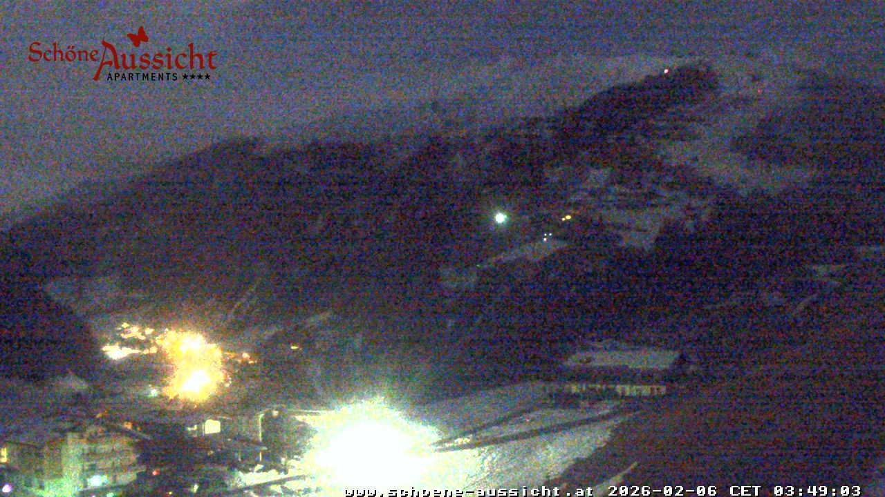 Archiv Foto Webcam Tux Lanersbach - Ausblick Appartements Schöne Aussicht