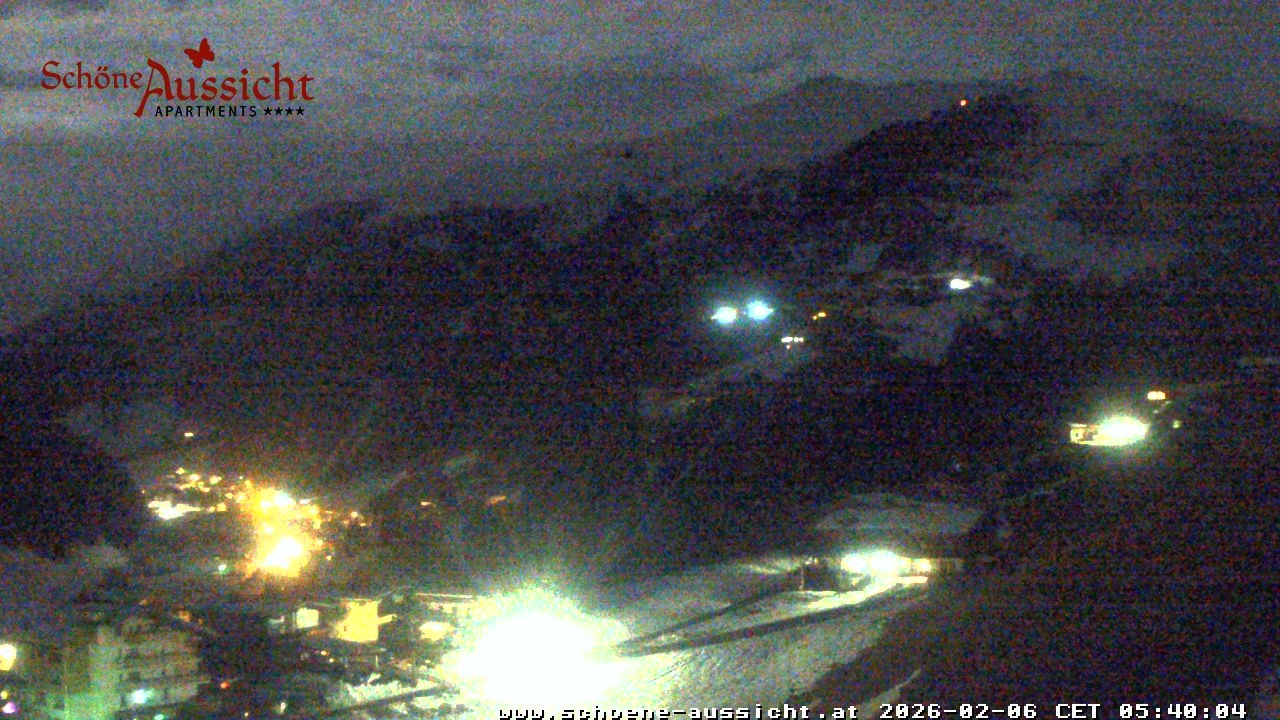 Archiv Foto Webcam Tux Lanersbach - Ausblick Appartements Schöne Aussicht