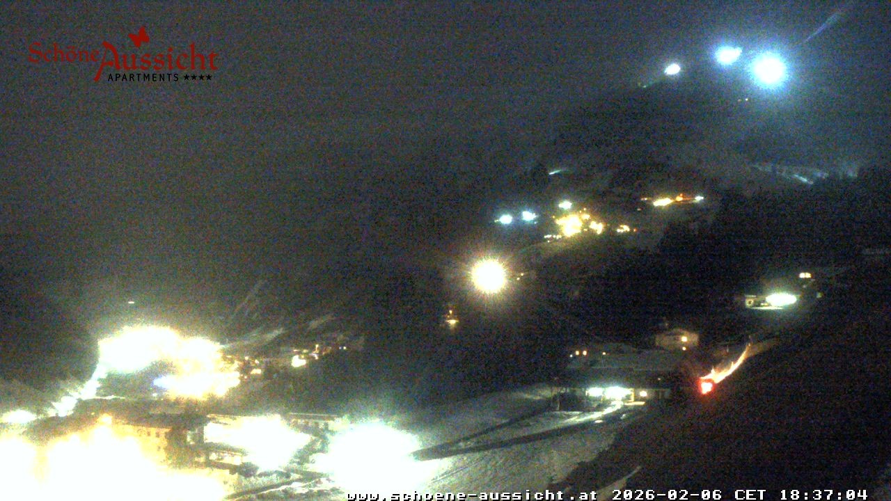 Archiv Foto Webcam Tux Lanersbach - Ausblick Appartements Schöne Aussicht