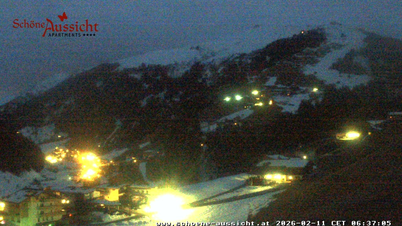 Archiv Foto Webcam Tux Lanersbach - Ausblick Appartements Schöne Aussicht