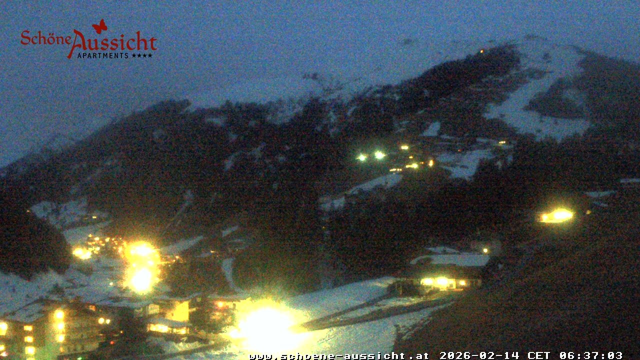 Archiv Foto Webcam Tux Lanersbach - Ausblick Appartements Schöne Aussicht