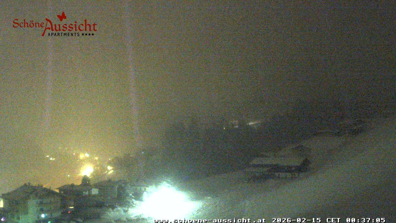 Archiv Foto Webcam Tux Lanersbach - Ausblick Appartements Schöne Aussicht