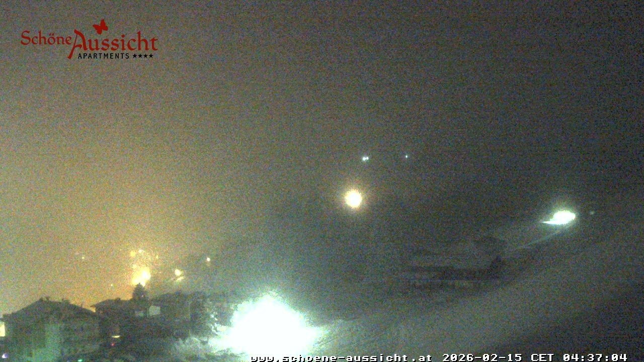 Archiv Foto Webcam Tux Lanersbach - Ausblick Appartements Schöne Aussicht