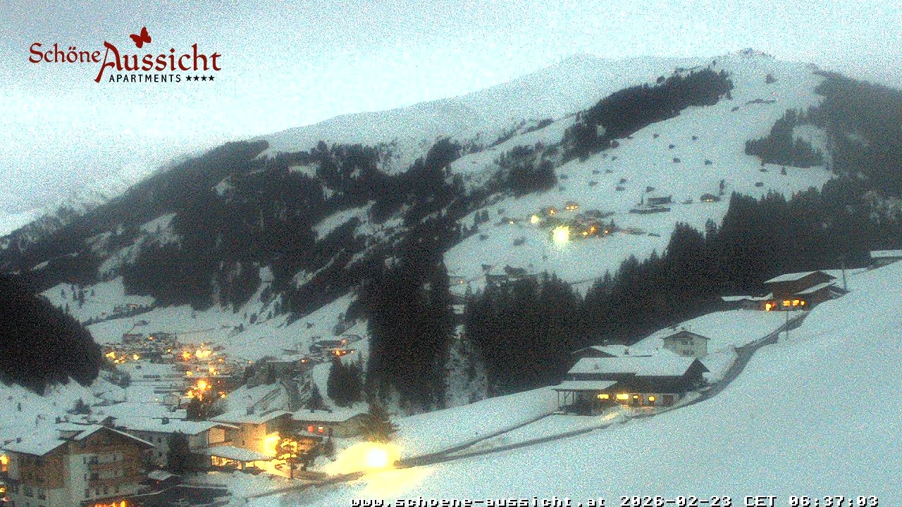 Archiv Foto Webcam Tux Lanersbach - Ausblick Appartements Schöne Aussicht