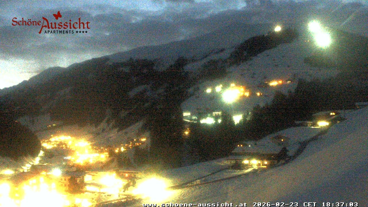 Archiv Foto Webcam Tux Lanersbach - Ausblick Appartements Schöne Aussicht