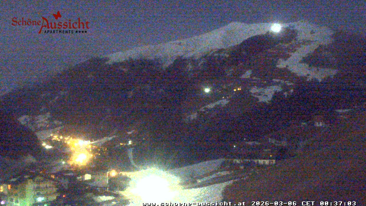 Archiv Foto Webcam Tux Lanersbach - Ausblick Appartements Schöne Aussicht