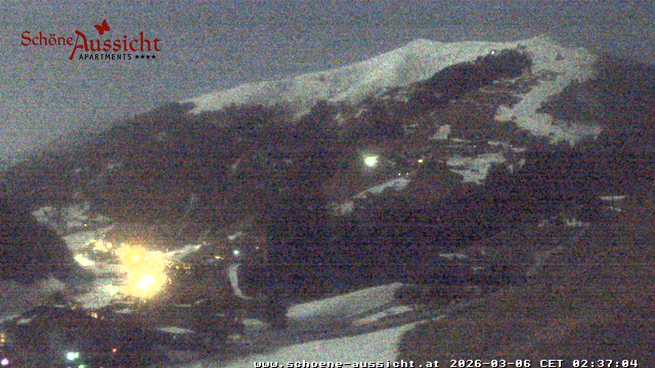 Archiv Foto Webcam Tux Lanersbach - Ausblick Appartements Schöne Aussicht