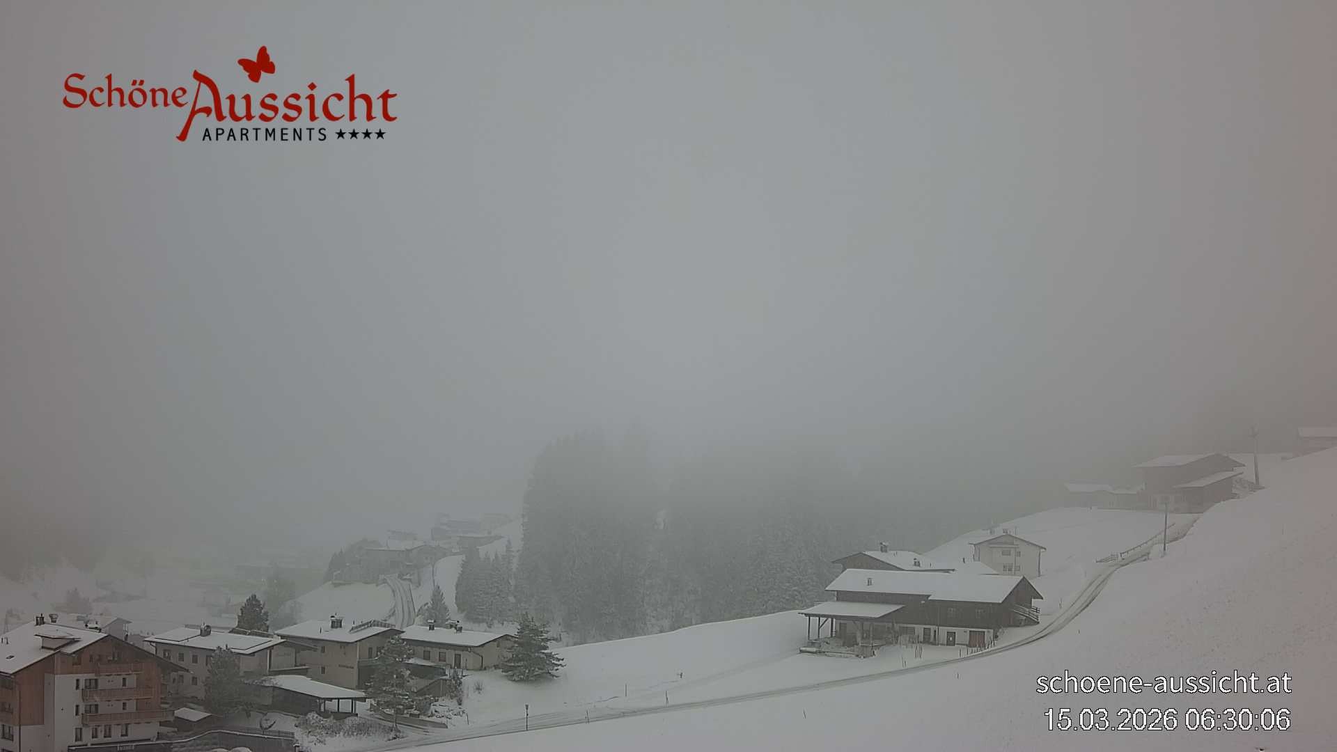 Archiv Foto Webcam Tux Lanersbach - Ausblick Appartements Schöne Aussicht