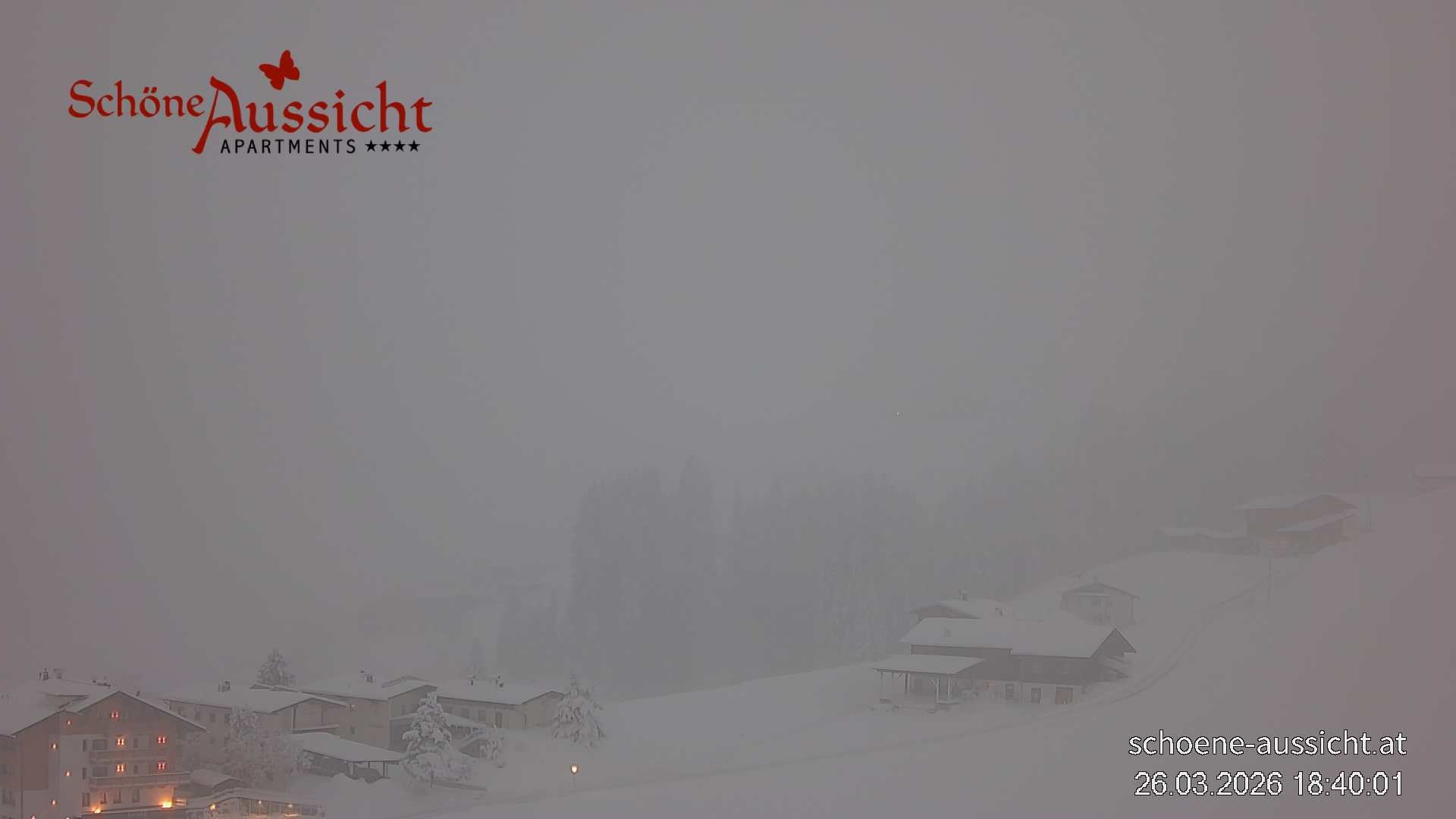 Archiv Foto Webcam Tux Lanersbach - Ausblick Appartements Schöne Aussicht