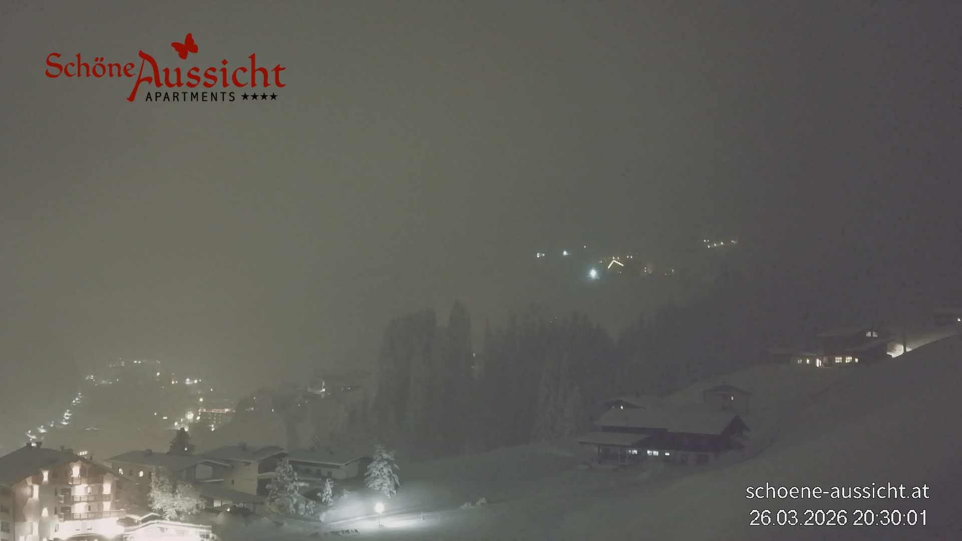 Archiv Foto Webcam Tux Lanersbach - Ausblick Appartements Schöne Aussicht