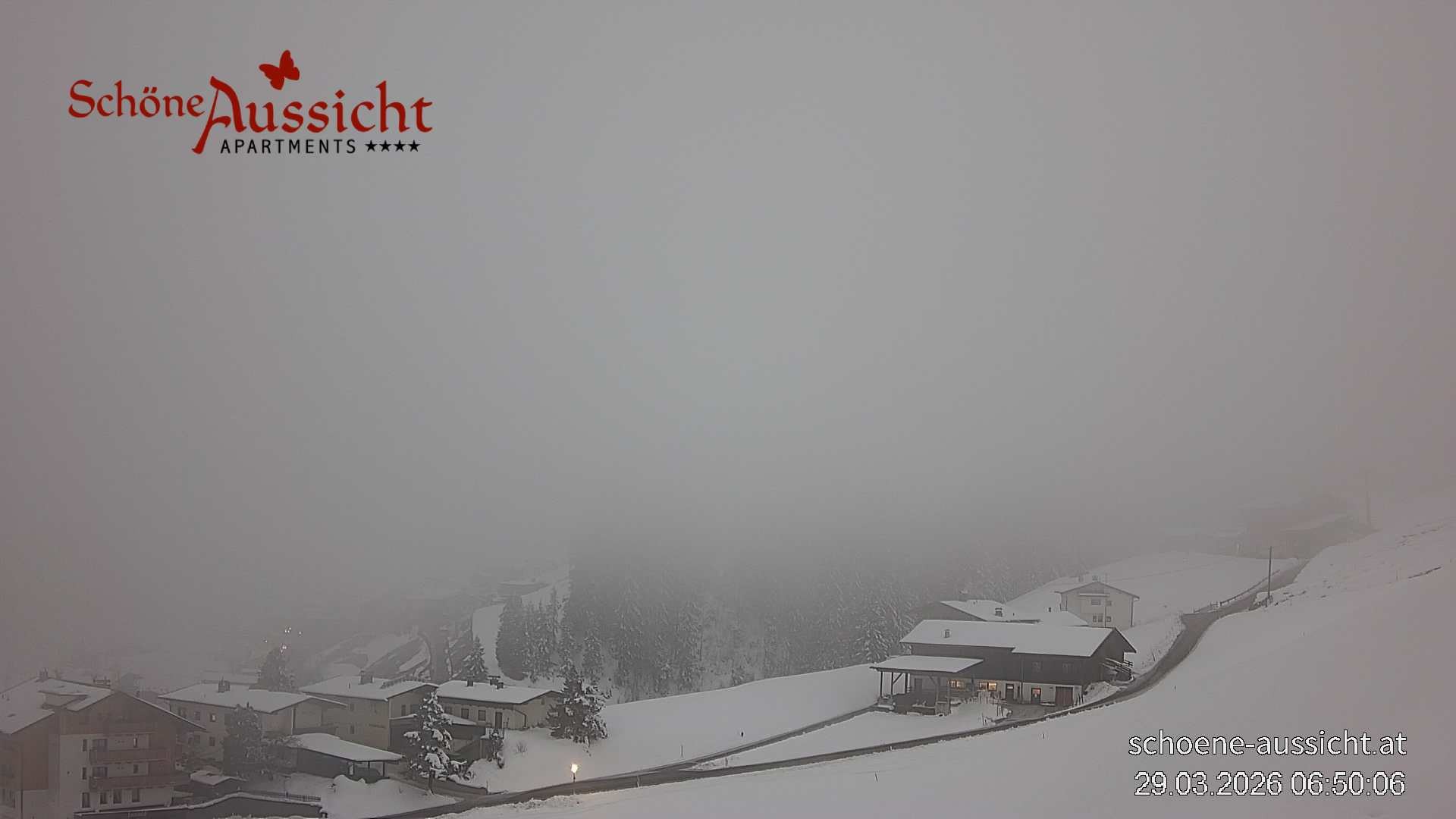 Archiv Foto Webcam Tux Lanersbach - Ausblick Appartements Schöne Aussicht