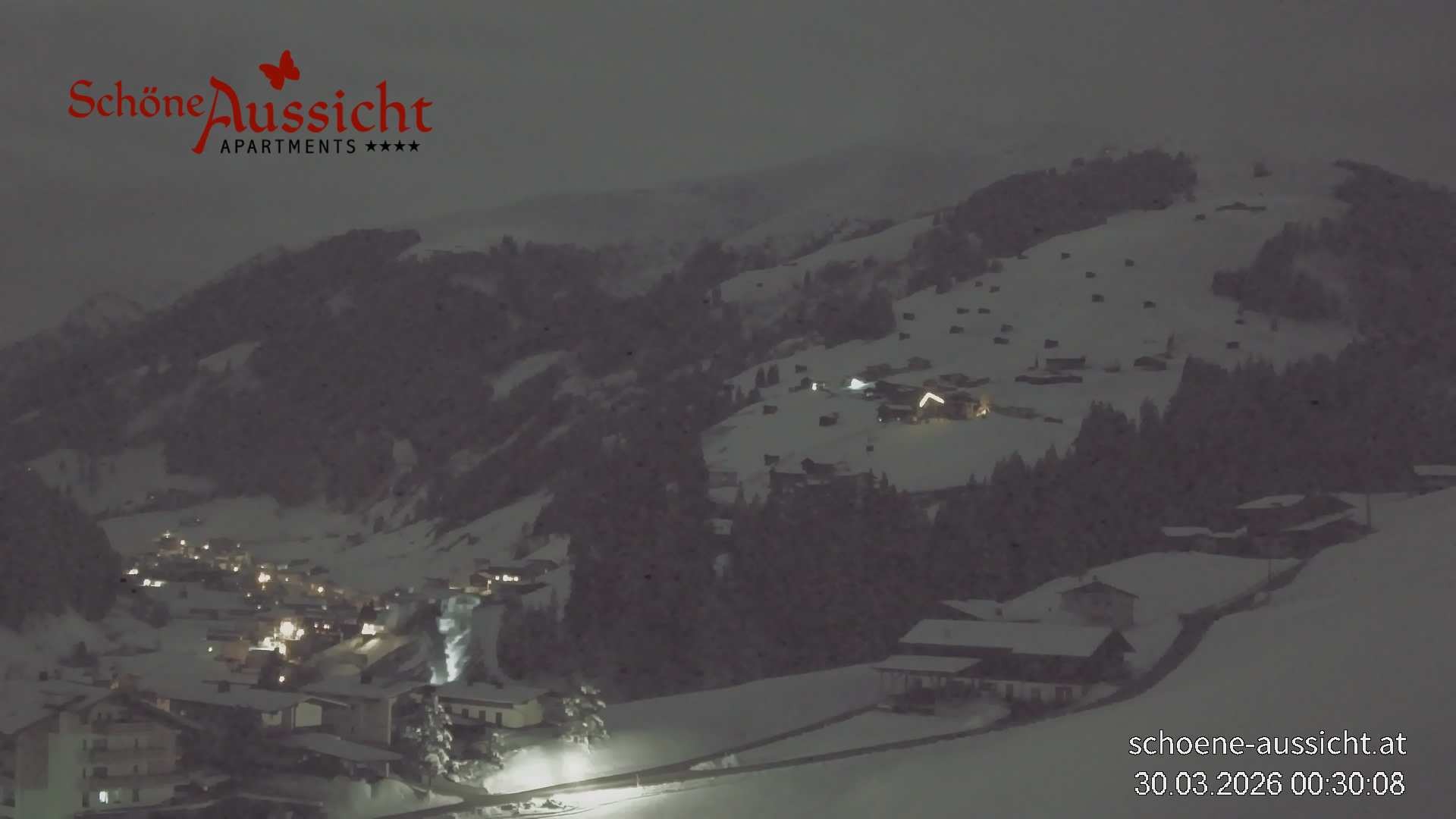 Archiv Foto Webcam Tux Lanersbach - Ausblick Appartements Schöne Aussicht