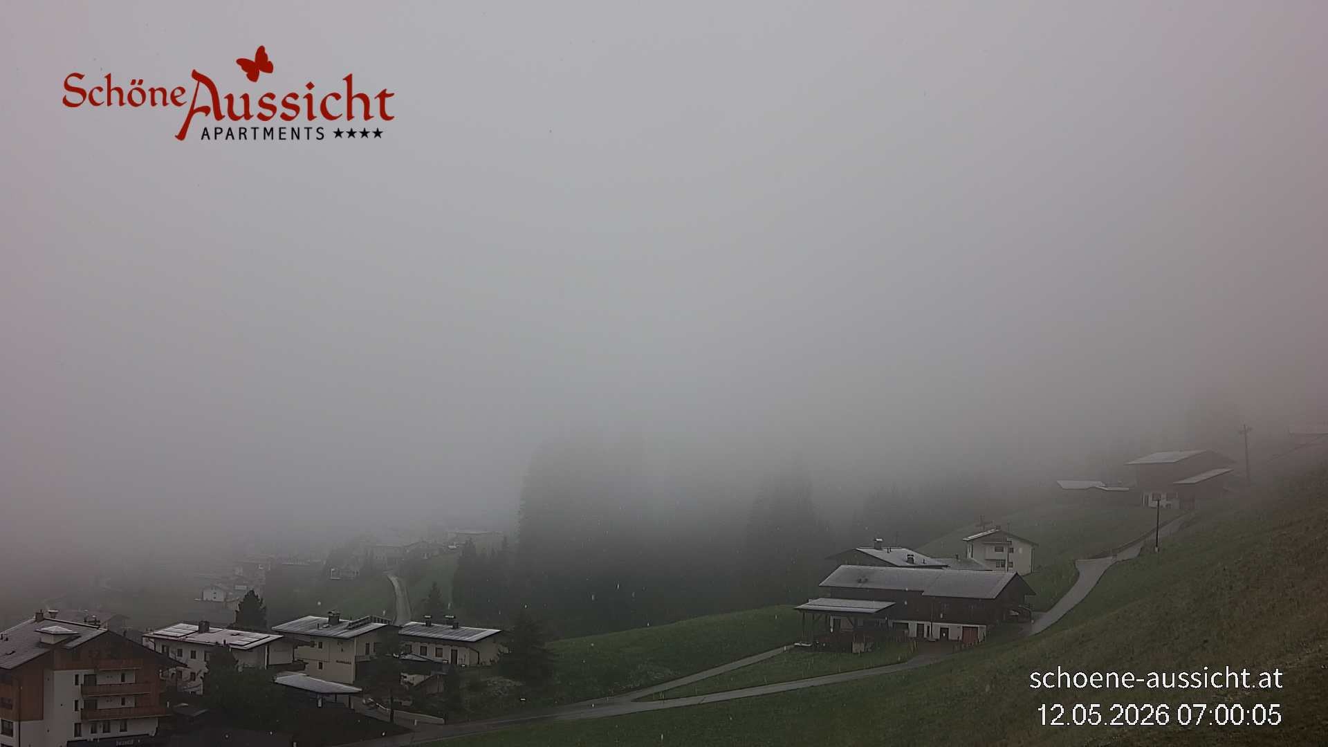 Archiv Foto Webcam Tux Lanersbach - Ausblick Appartements Schöne Aussicht