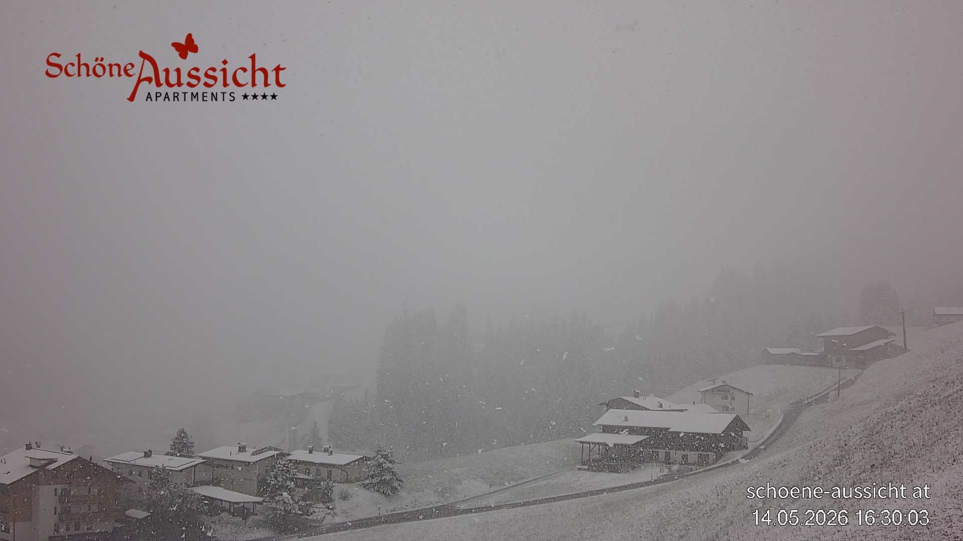 Archiv Foto Webcam Tux Lanersbach - Ausblick Appartements Schöne Aussicht