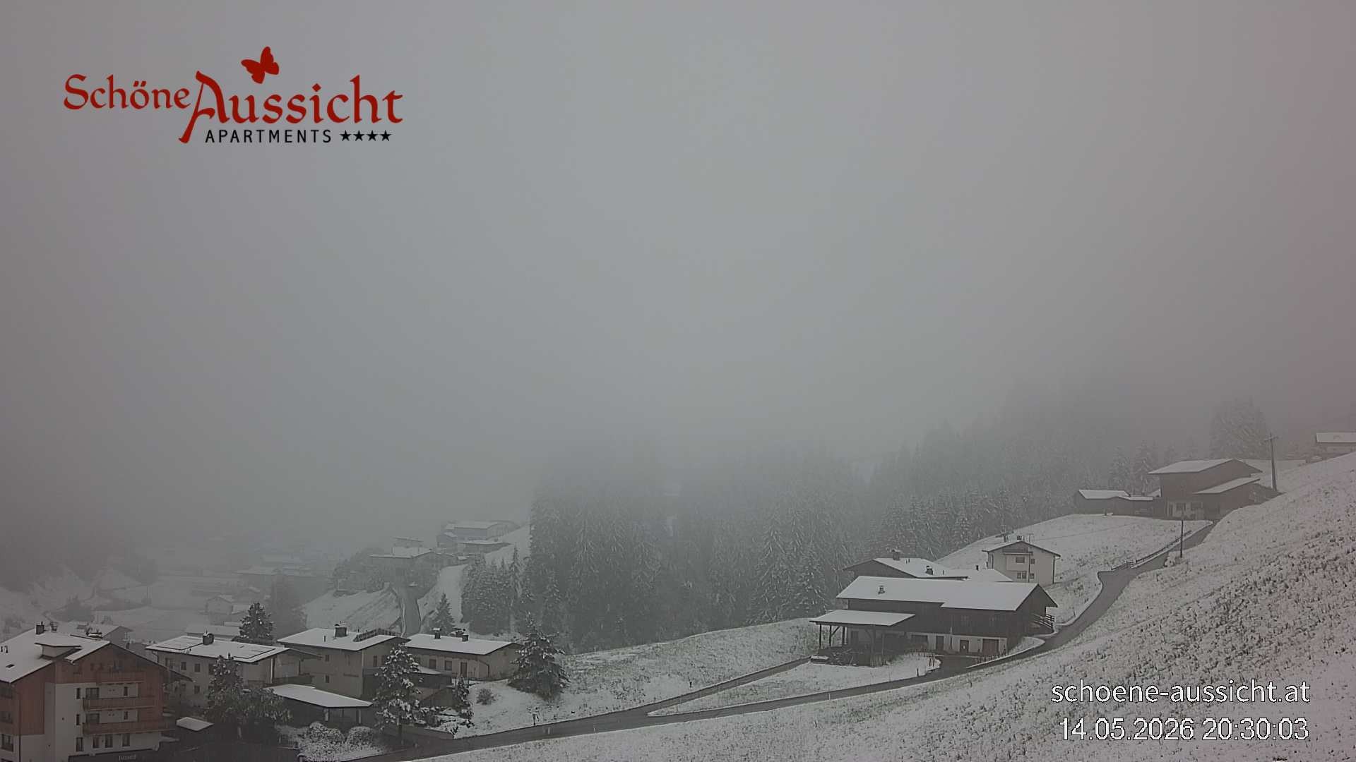 Archiv Foto Webcam Tux Lanersbach - Ausblick Appartements Schöne Aussicht