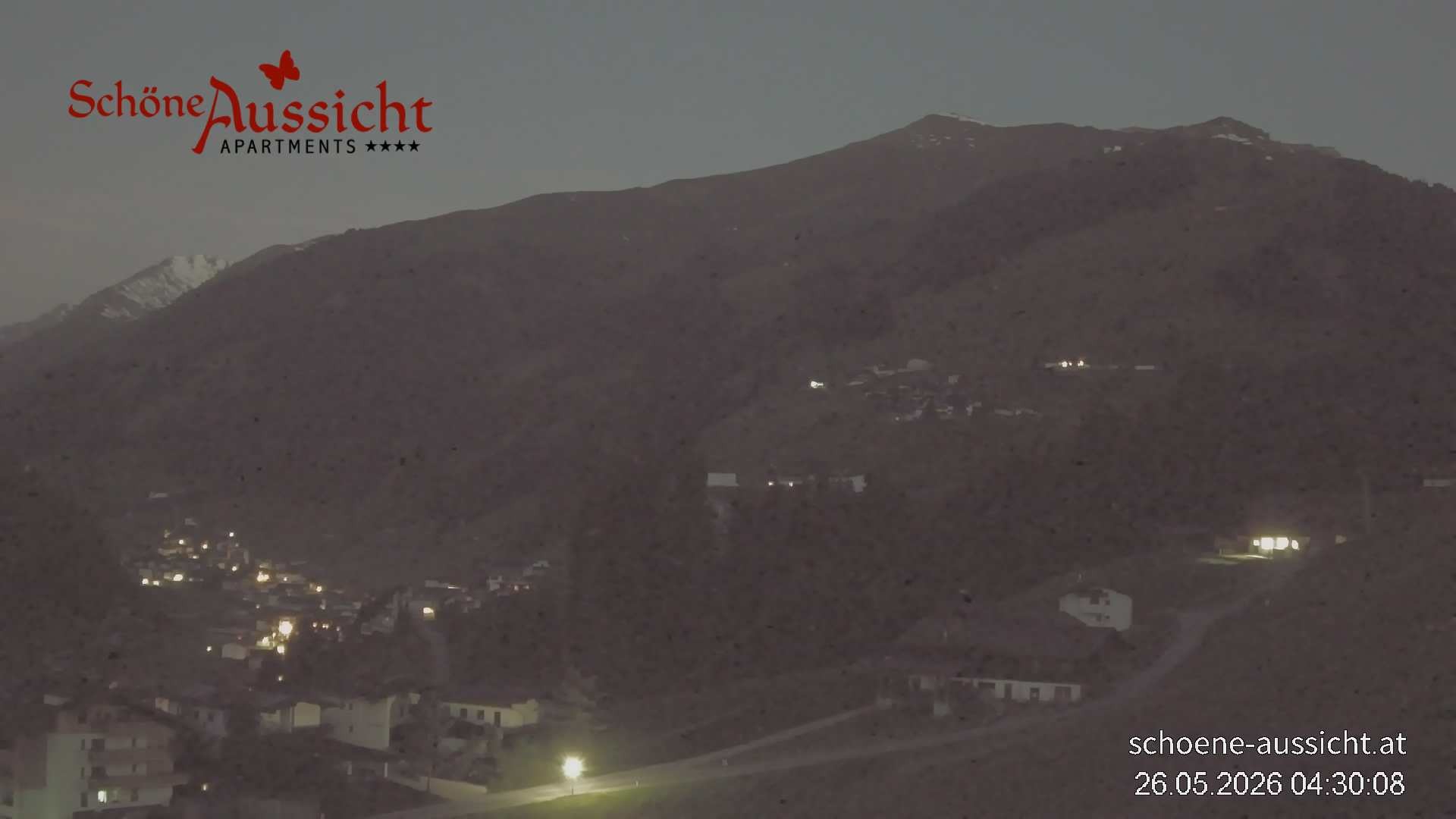 Archiv Foto Webcam Tux Lanersbach - Ausblick Appartements Schöne Aussicht