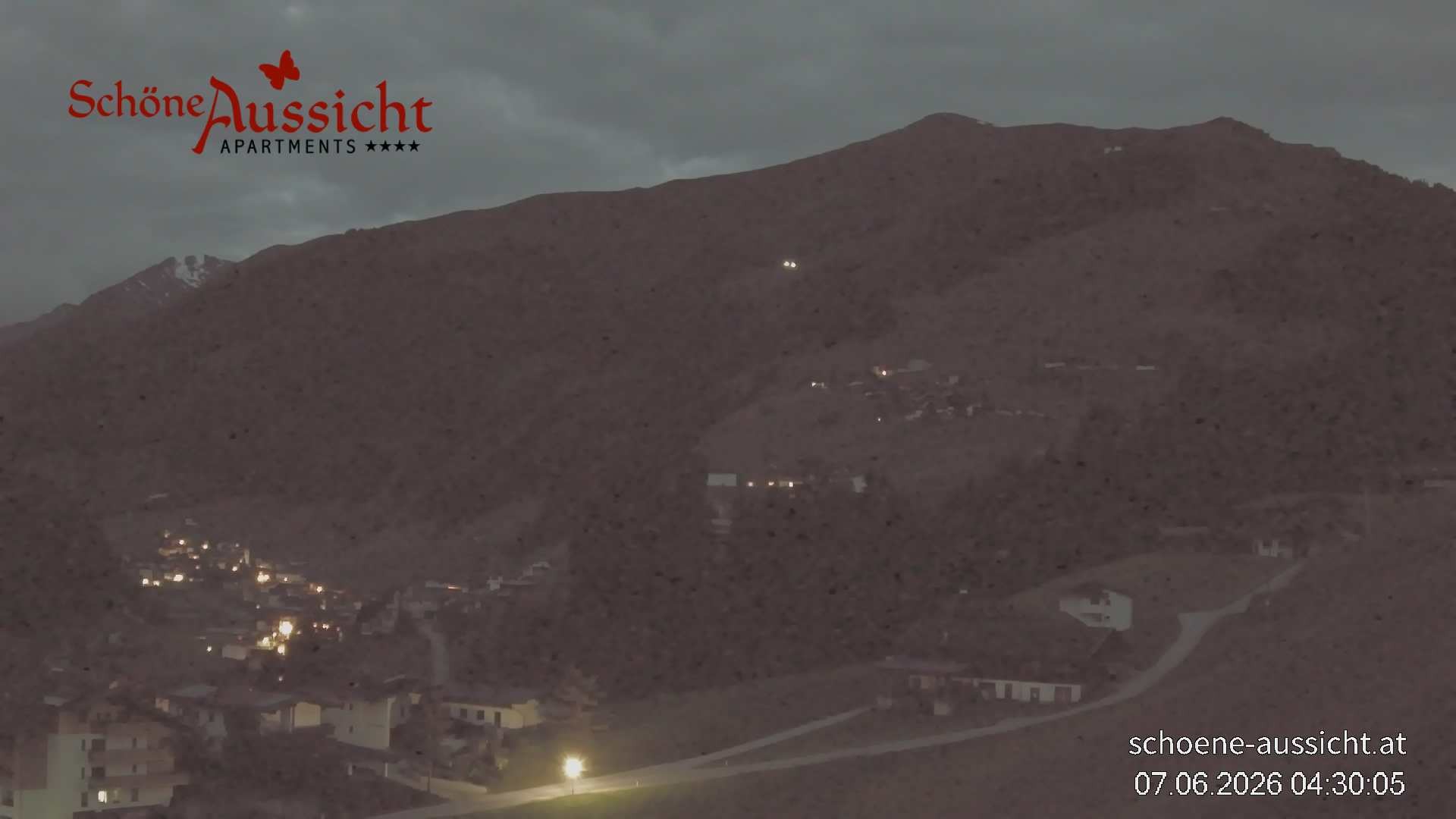 Archiv Foto Webcam Tux Lanersbach - Ausblick Appartements Schöne Aussicht