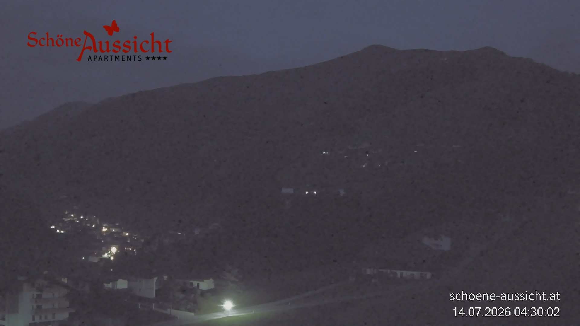 Archiv Foto Webcam Tux Lanersbach - Ausblick Appartements Schöne Aussicht