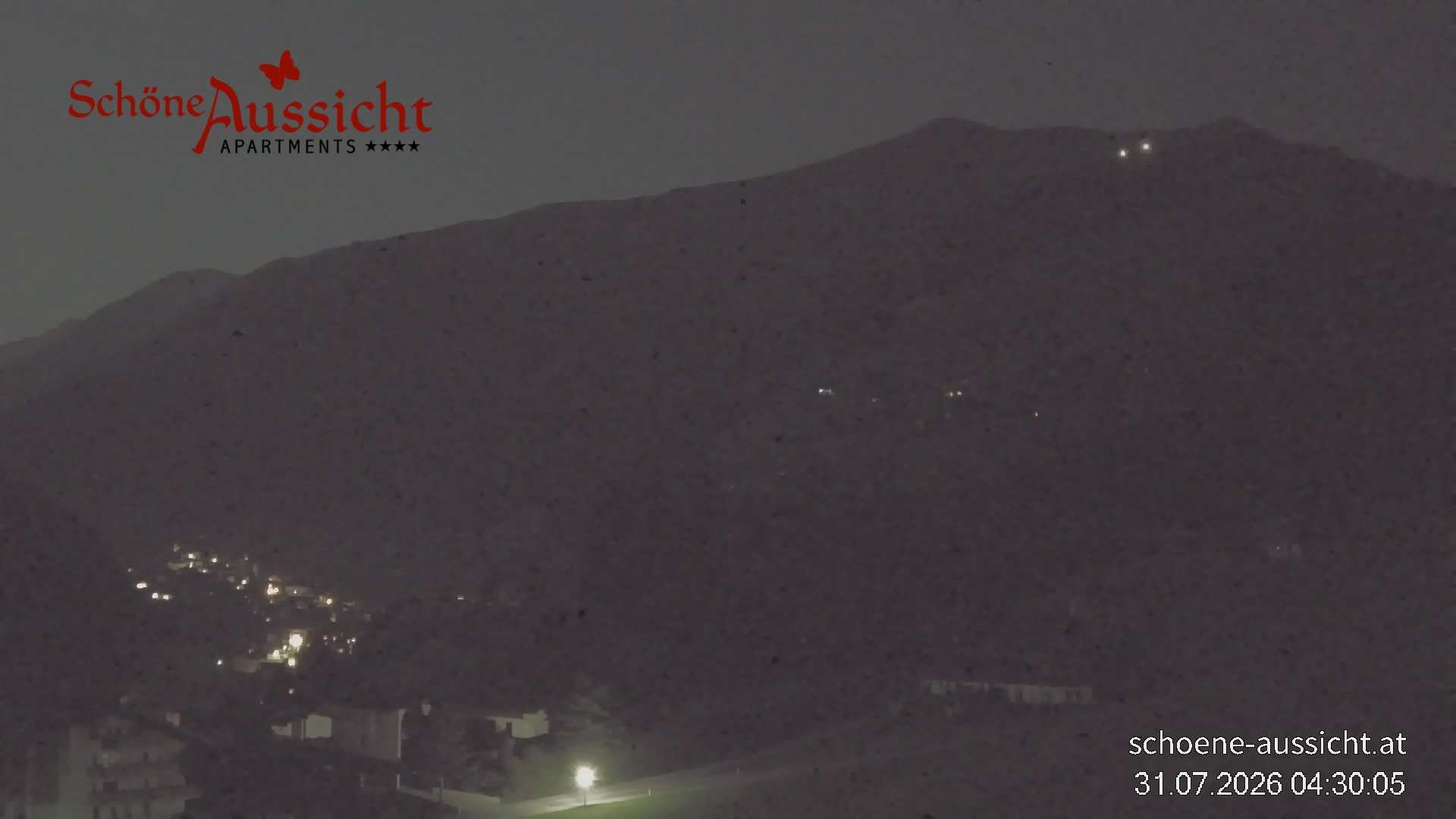 Archiv Foto Webcam Tux Lanersbach - Ausblick Appartements Schöne Aussicht