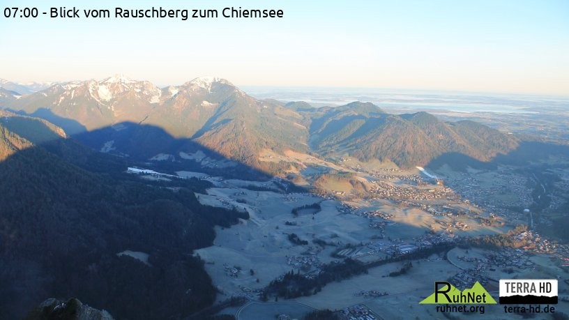 Archiv Foto Webcam Ruhpolding: Bergstation Rauschberg