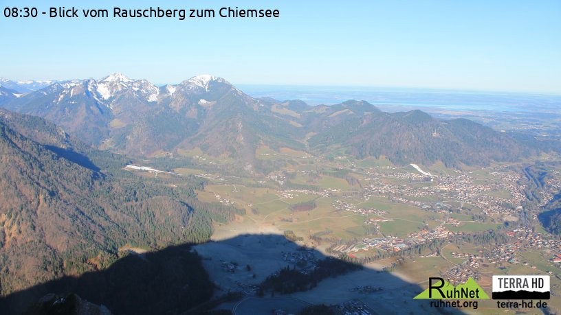 Archiv Foto Webcam Ruhpolding: Bergstation Rauschberg