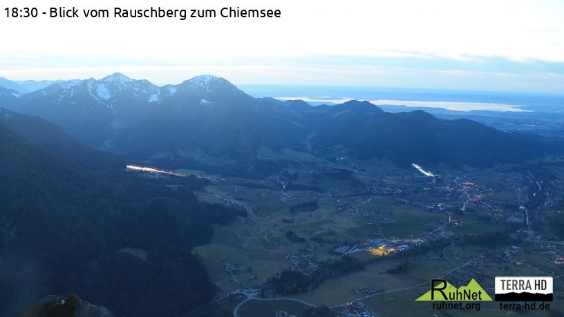 Archiv Foto Webcam Ruhpolding: Bergstation Rauschberg