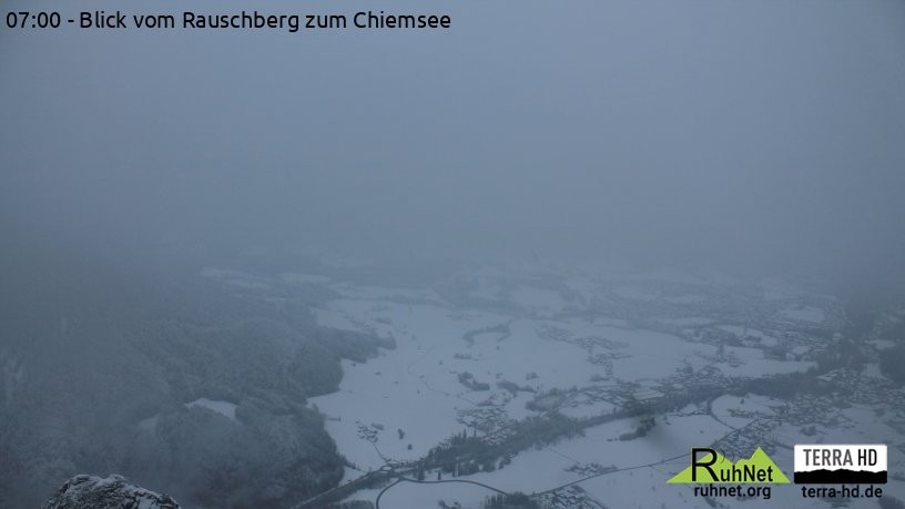 Archiv Foto Webcam Ruhpolding: Bergstation Rauschberg