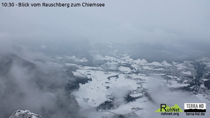 Archiv Foto Webcam Ruhpolding: Bergstation Rauschberg