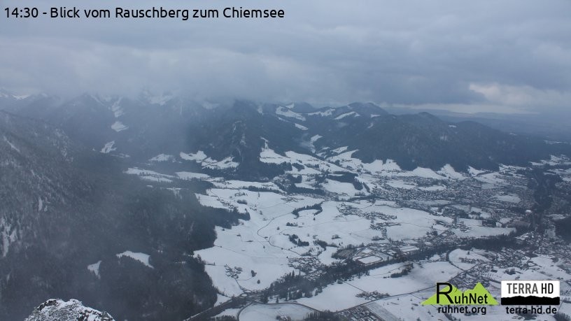 Archiv Foto Webcam Ruhpolding: Bergstation Rauschberg