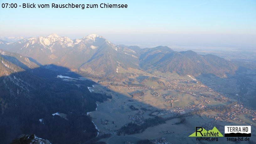Archiv Foto Webcam Ruhpolding: Bergstation Rauschberg
