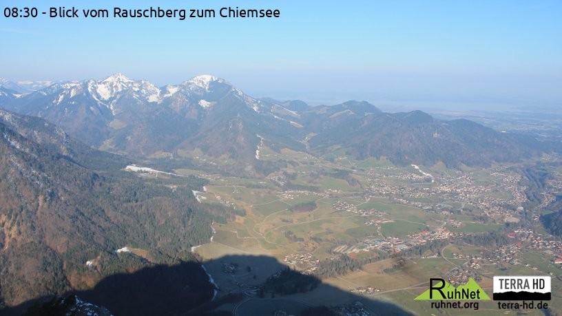 Archiv Foto Webcam Ruhpolding: Bergstation Rauschberg