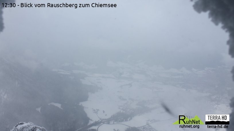 Archiv Foto Webcam Ruhpolding: Bergstation Rauschberg