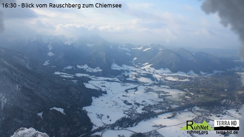 Archiv Foto Webcam Ruhpolding: Bergstation Rauschberg