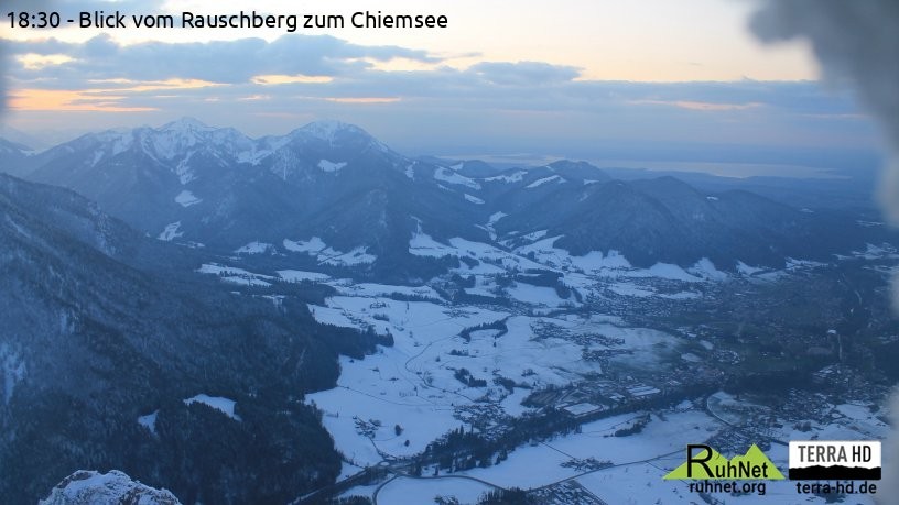 Archiv Foto Webcam Ruhpolding: Bergstation Rauschberg