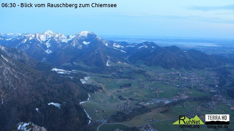 Archiv Foto Webcam Ruhpolding: Bergstation Rauschberg