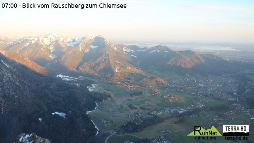 Archiv Foto Webcam Ruhpolding: Bergstation Rauschberg