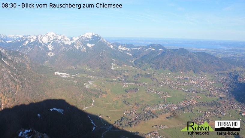 Archiv Foto Webcam Ruhpolding: Bergstation Rauschberg