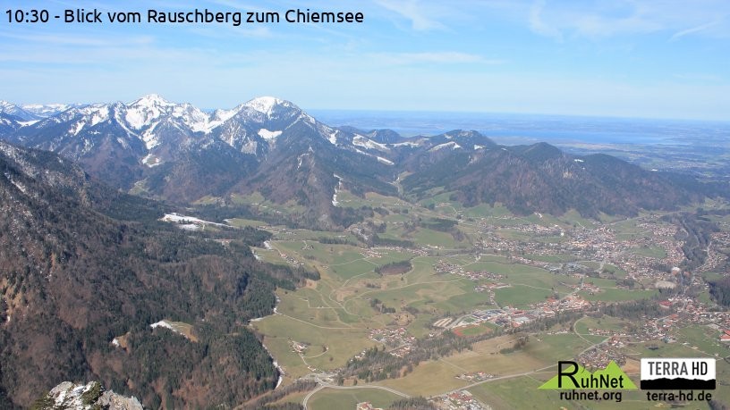 Archiv Foto Webcam Ruhpolding: Bergstation Rauschberg