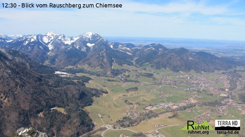 Archiv Foto Webcam Ruhpolding: Bergstation Rauschberg