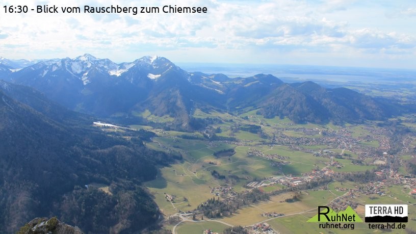 Archiv Foto Webcam Ruhpolding: Bergstation Rauschberg