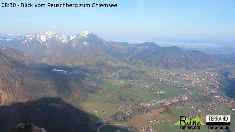 Archiv Foto Webcam Ruhpolding: Bergstation Rauschberg