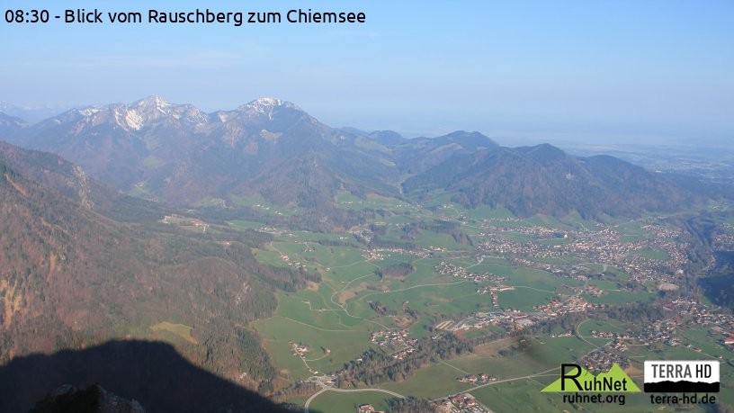 Archiv Foto Webcam Ruhpolding: Bergstation Rauschberg