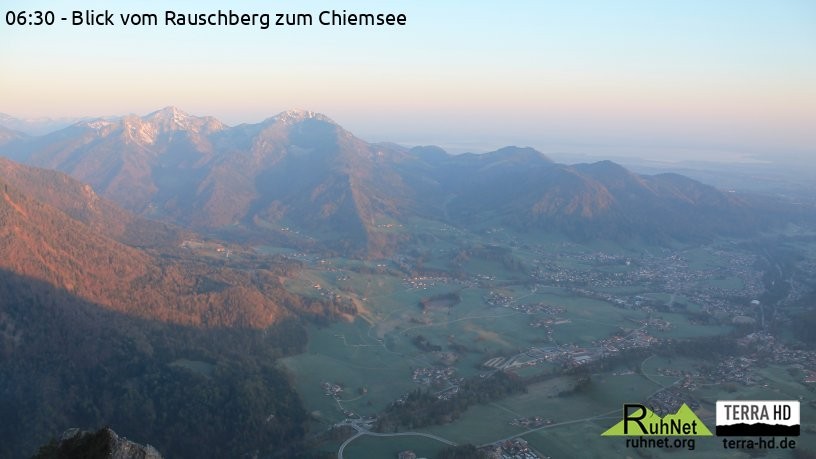 Archiv Foto Webcam Ruhpolding: Bergstation Rauschberg