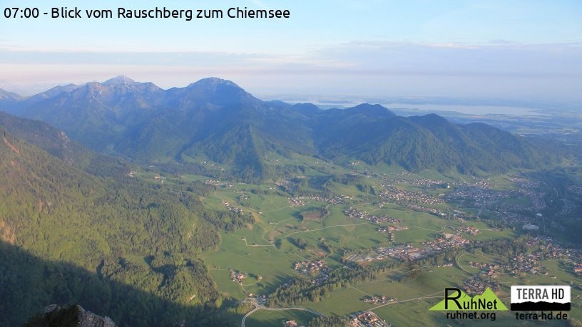 Archiv Foto Webcam Ruhpolding: Bergstation Rauschberg