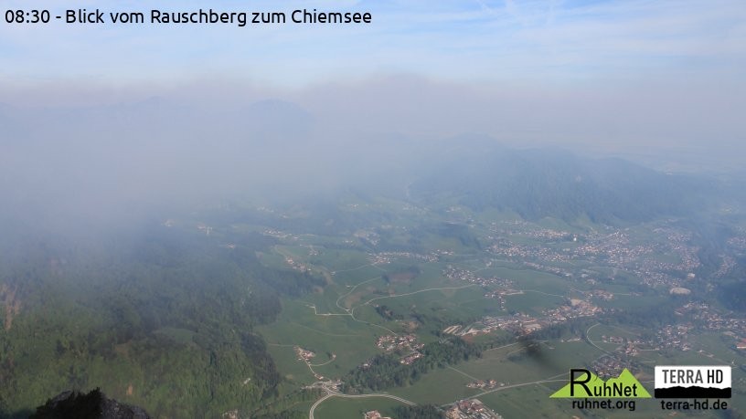 Archiv Foto Webcam Ruhpolding: Bergstation Rauschberg