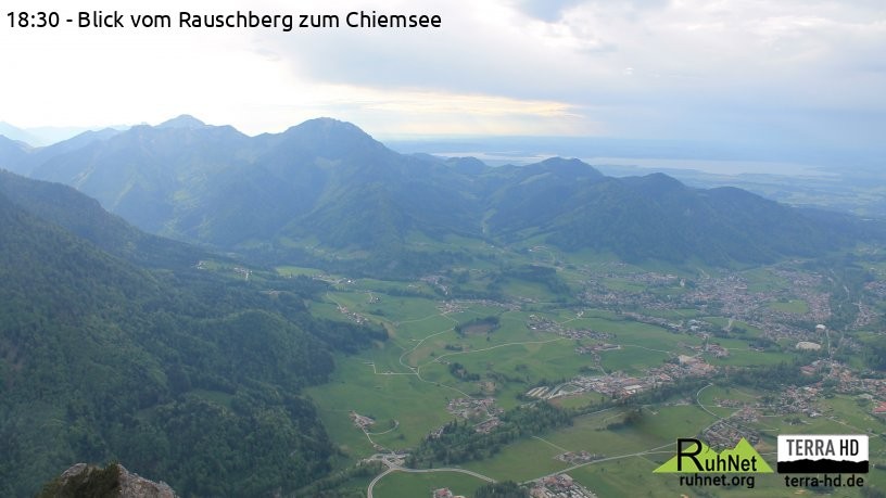 Archiv Foto Webcam Ruhpolding: Bergstation Rauschberg