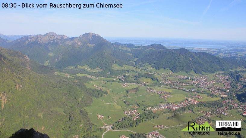 Archiv Foto Webcam Ruhpolding: Bergstation Rauschberg
